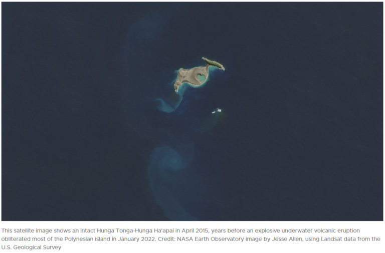 Tonga Eruption Blasted Unprecedented Amount Of Water Into Stratosphere ...