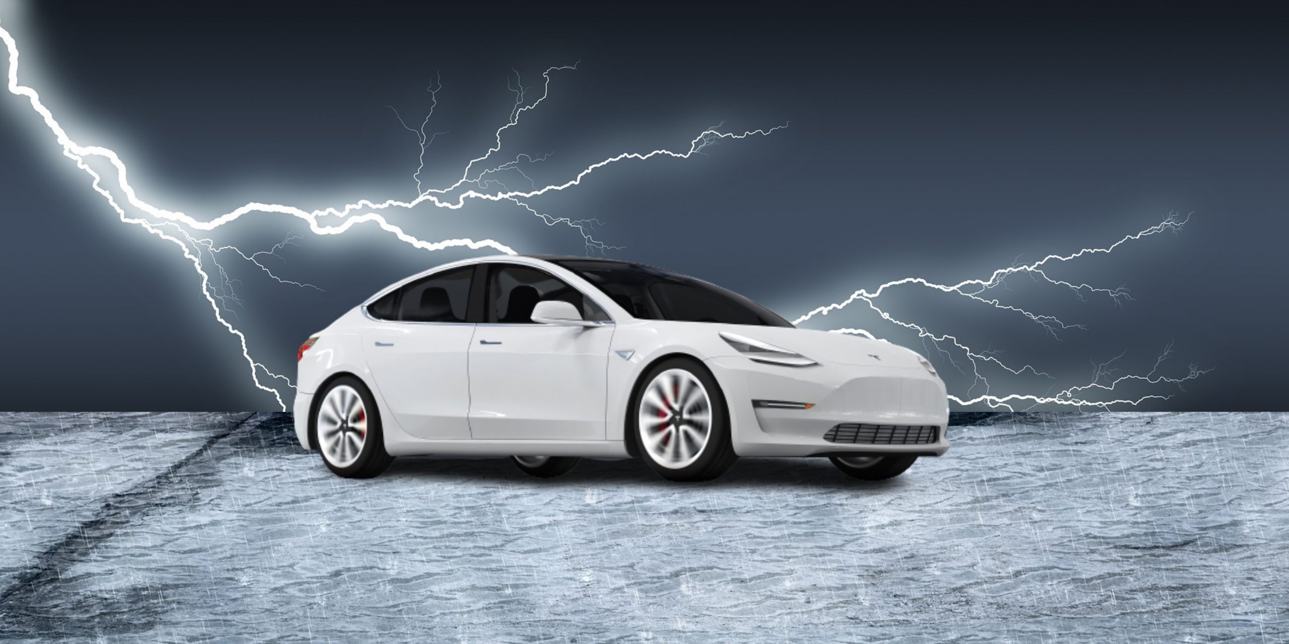 Flooded Tesla EVs From Hurricane Ian Exploding All Over Florida CO2